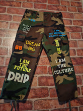 Load image into Gallery viewer, Kids Affirmation Camo Pants
