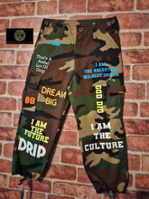 Load image into Gallery viewer, Kids Affirmation Camo Pants
