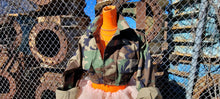 Load image into Gallery viewer, Dame Collections Cropped Army Jacket
